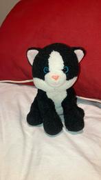 Anna club plush poes zwart wit, Ophalen of Verzenden, Zo goed als nieuw, Poes