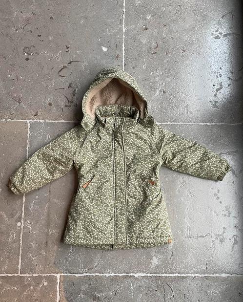 Lil atelier winterjas maat 104 olijfgroen/taupe/zand kleur, Kinderen en Baby's, Kinderkleding | Maat 104, Zo goed als nieuw, Meisje