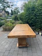 tuintafel, Tuin en Terras, Tuintafels, Ophalen, Gebruikt, Rechthoekig, Hout