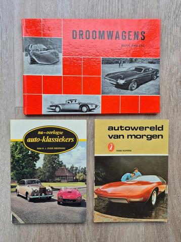 Drie autoboeken uit jaren 80 beschikbaar voor biedingen