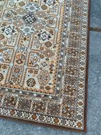 Vintage Tapijt - Crème, Beige, Bruin,wol,240x170, Gebruikt, 150 tot 200 cm, Vintage, 200 cm of meer