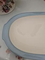 Antiek zuurschaaltje pastel blauw Petrus Regout, Antiek en Kunst, Ophalen of Verzenden