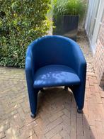 4 stuks blauwe stoelen, Ophalen, Gebruikt, Blauw, Vier