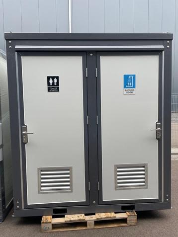 Combinatie van douche en toilet - container unit -ook buiten beschikbaar voor biedingen