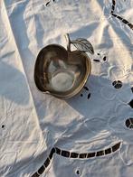 Vintage zilverkleurig appelschaaltje uit jaren 70. Bekijk oo, Ophalen of Verzenden