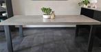 Eettafel van Xooon betonlook 220x90, 200 cm of meer, Zo goed als nieuw, Vijf personen of meer, Rechthoekig