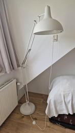 Staande witte lamp metaal, Ophalen, Gebruikt, Metaal, 150 tot 200 cm