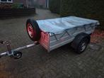 Nette aluminium aanhanger met reserveband en slot ., Ophalen, Gebruikt