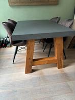 Houten eettafel, Ophalen, 50 tot 100 cm, Zo goed als nieuw, 150 tot 200 cm