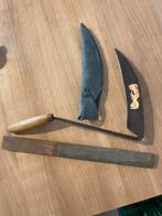 Zeis met leren hoes en slijper, Antiek en Kunst, Antiek | Gereedschap en Instrumenten, Ophalen of Verzenden