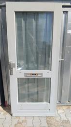 Hardhouten buitendeur, Ophalen, 80 tot 100 cm, 200 tot 215 cm, Buitendeur