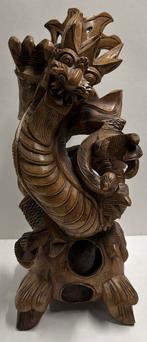Draken hout sculptuur, Ophalen of Verzenden, Zo goed als nieuw