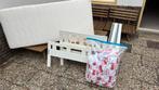 Kinderbedje inclusief matras en beddengoed (schoon!), Kinderen en Baby's, Ophalen, Gebruikt, 140 tot 160 cm, 70 tot 85 cm