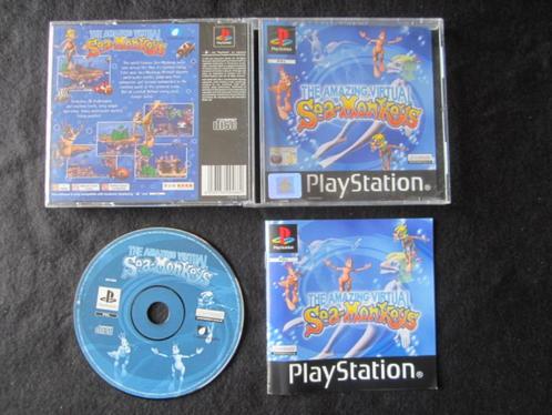 Seamonkeys Sea Monkeys PS1 Playstation 1, Spelcomputers en Games, Games | Sony PlayStation 1, Platform, 1 speler, Vanaf 3 jaar