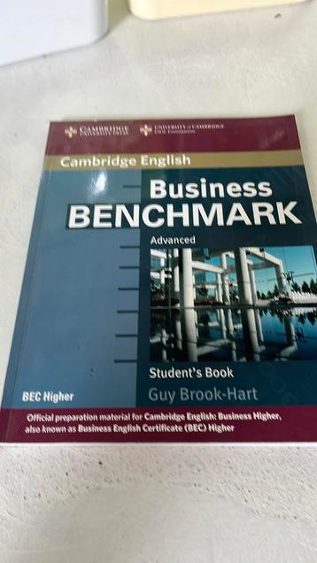 Business Benchmark student book (Cambridge) beschikbaar voor biedingen