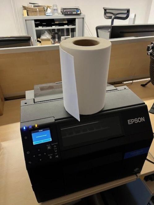 TopDutch Labels op rol 210mm x 70 meter voor Epson 6500, Computers en Software, Labelprinters, Nieuw, Tape-label, Ophalen of Verzenden