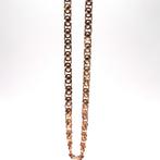 Gouden platte koningsketting 14kt, Sieraden, Tassen en Uiterlijk, Kettingen, Www.bredajuwelier.nl, Nieuw, Ophalen of Verzenden