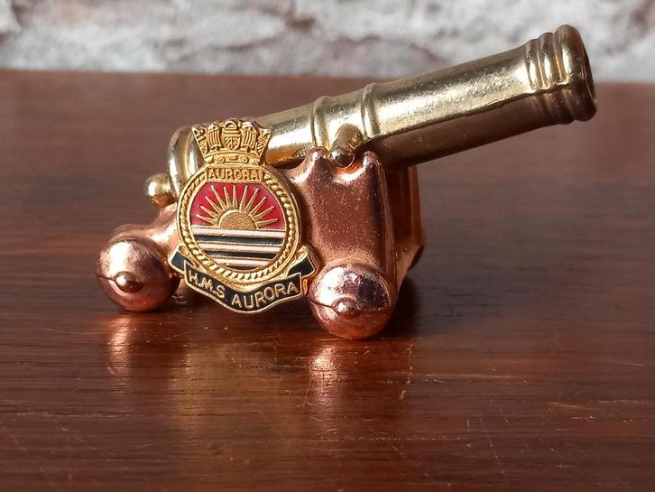 Vintage reproductie kanon  H.M.S  AURORA, Verzamelen, Militaria | Algemeen, Ophalen of Verzenden