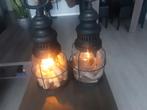 Stal  lampen  gaaf  ophaalen, Huis en Inrichting, Lampen | Tafellampen, Ophalen of Verzenden, Zo goed als nieuw, Minder dan 50 cm