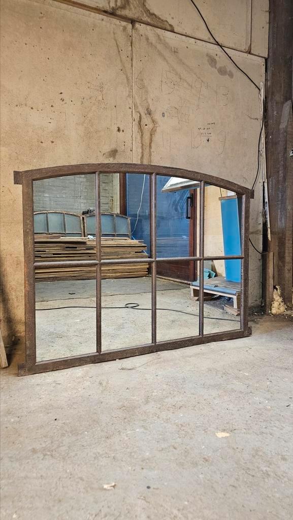 Grote spiegel oude style | 107,5x150cm | robuuste spiegel |, Huis en Inrichting, Woonaccessoires | Spiegels, Nieuw, Minder dan 100 cm