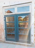 Hardhouten kozijn hardhout tuindeuren dubbel glas 3.sleutel, Doe-het-zelf en Verbouw, Kozijnen en Schuifpuien, Ophalen of Verzenden