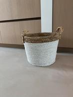 Rotan opbermand, Huis en Inrichting, Woonaccessoires | Schalen en Manden, Ophalen, Zo goed als nieuw, Rond, Riet