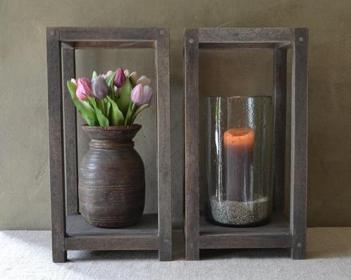 Open lantaarn Balthazar - Luksa Home Collection - 2 formaten, Huis en Inrichting, Woonaccessoires | Overige, Nieuw, Ophalen
