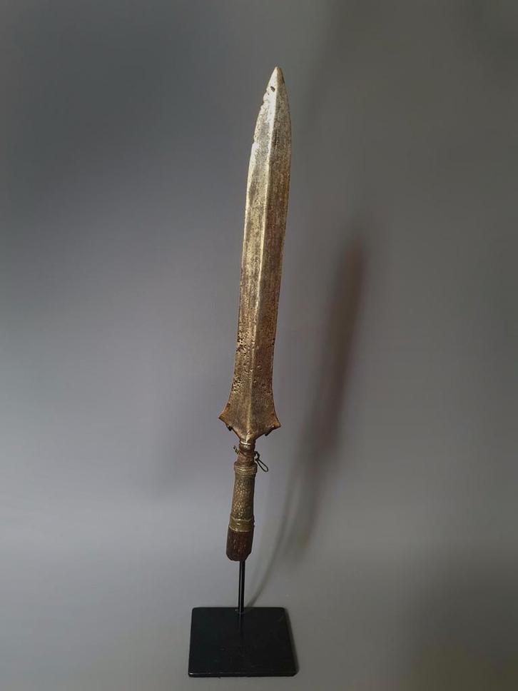 GROTE Tombak aceh Indonesie no keris kris sumatra java, Antiek en Kunst, Kunst | Niet-Westerse kunst, Ophalen of Verzenden