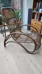 Rotan zitstoel, donkerbruin, Ophalen