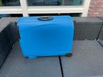 Blauwe Koffer met Cijferslot, 50 tot 60 cm, Hard kunststof, Slot, Ophalen of Verzenden