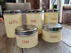 Koffie thee suiker cacao emaille, Antiek en Kunst, Antiek | Emaille, Ophalen of Verzenden