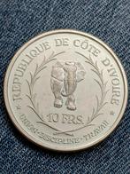 Ivoorkust 10 Franc 1966 Félix Houphouët-Boigny - Zilver, Verzenden, Overige landen, Losse munt, Zilver