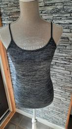 Topje gemêleerd zwart grijs mt S, Kleding | Dames, Zwart, Zo goed als nieuw, Anni Rolfi, Ophalen of Verzenden