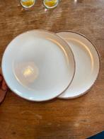 Gespikkelde Ontbijtborden uit frankrijk, Antiek en Kunst, Antiek | Servies los, Ophalen