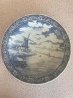 Delfts Blauw Wandbord - 39 cm, Antiek en Kunst, Antiek | Wandborden en Tegels, Ophalen of Verzenden