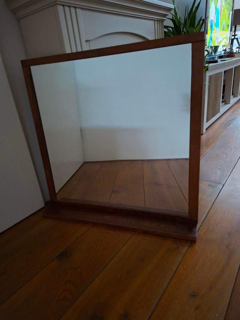 Ikea Stenskär Spiegel met planchet - 65x65 cm, Huis en Inrichting, Ophalen, Gebruikt, Vierkant, Minder dan 100 cm