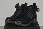 Zwarte, korte Sendra 2976 biker boots - maat 36, Sendra, Verzenden, Zwart, Lage of Enkellaarzen