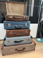 5x vintage koffers diverse maten, Sieraden, Tassen en Uiterlijk, Koffers, Ophalen, Zo goed als nieuw