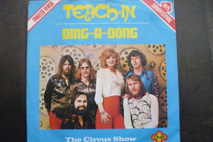 teach in - ding - a - dong, Cd's en Dvd's, Vinyl Singles, Zo goed als nieuw, Single, Overige genres, 7 inch, Ophalen of Verzenden