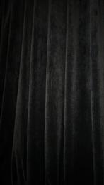 Prachtige fluweel donker blauwe overgordijnen, Huis en Inrichting, Ophalen of Verzenden, Zo goed als nieuw, 200 cm of meer