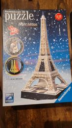 3D puzzel Eiffeltoren Nightedition met LED lamp., Ophalen of Verzenden, Minder dan 500 stukjes, Zo goed als nieuw, Rubik's of 3D-puzzel