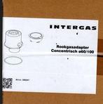 Intergas rookgasadapter concentrisch rond 60/100, 30 tot 80 cm, Cv-ketel of Combi-ketel, Nieuw, Minder dan 60 cm