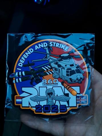 Patch badge NH90 Riat fairford 25 860 squadron badge  beschikbaar voor biedingen