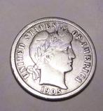 Munt USA Dime 1905 Zilver, Postzegels en Munten, Munten | Amerika, Verzenden, Noord-Amerika, Losse munt, Zilver