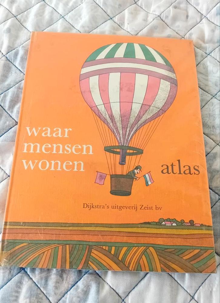 Waar mensen wonen, atlas, 6e oplage, 1971, Boeken, Schoolboeken, Ophalen of Verzenden
