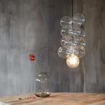 Designlamp mer glazen ballen 9 stuks, Huis en Inrichting, Lampen | Hanglampen, Ophalen, Zo goed als nieuw, Glas, Minder dan 50 cm
