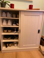 Witte schoenenkast met 10 planken voor 20 schoenen, Ophalen, Gebruikt, Landelijk