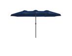 Dubbele Parasol 460 x 270 met UV-Bescherming en Zwengel, Ophalen, Zo goed als nieuw