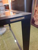 Pierre Vandell Paris | Memphis style salontafel | Zwart, Huis en Inrichting, Gebruikt, 50 tot 100 cm, Vierkant, Glas