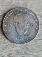 Marshall/Beatrix zilveren 10 gulden  munt (+Juliana herrijst, Ophalen of Verzenden, Overige landen, 10 euro, Zilver